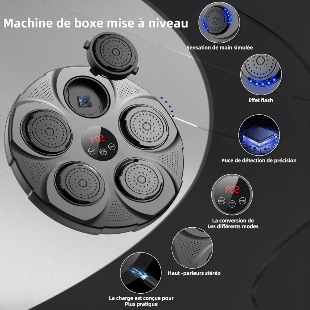 Equipo de entrenamiento de boxeo pared musical y bluetooth