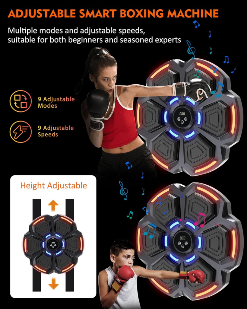 Máquina musical de boxeo profesional