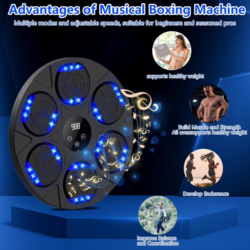 Máquina para boxear con música