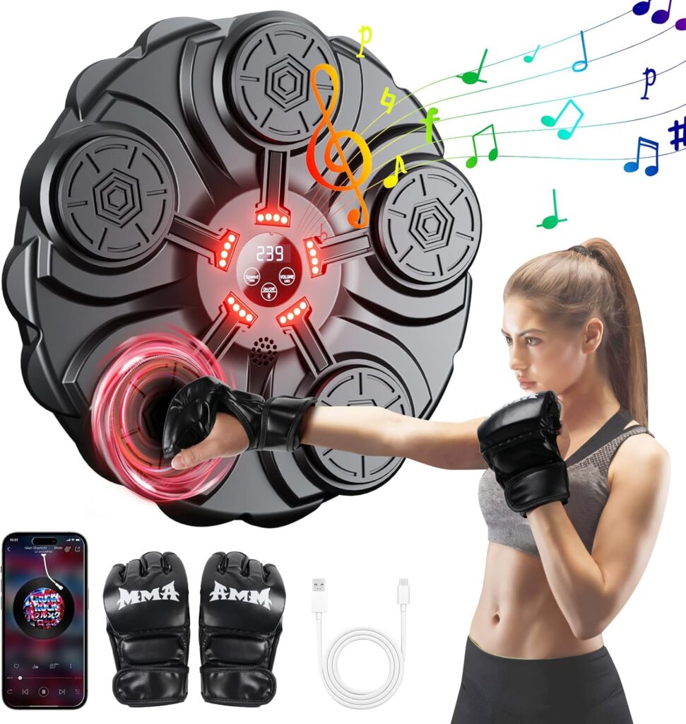 Yorraka 1 Yorraka, la máquina inteligente de boxeo musical con luces led
