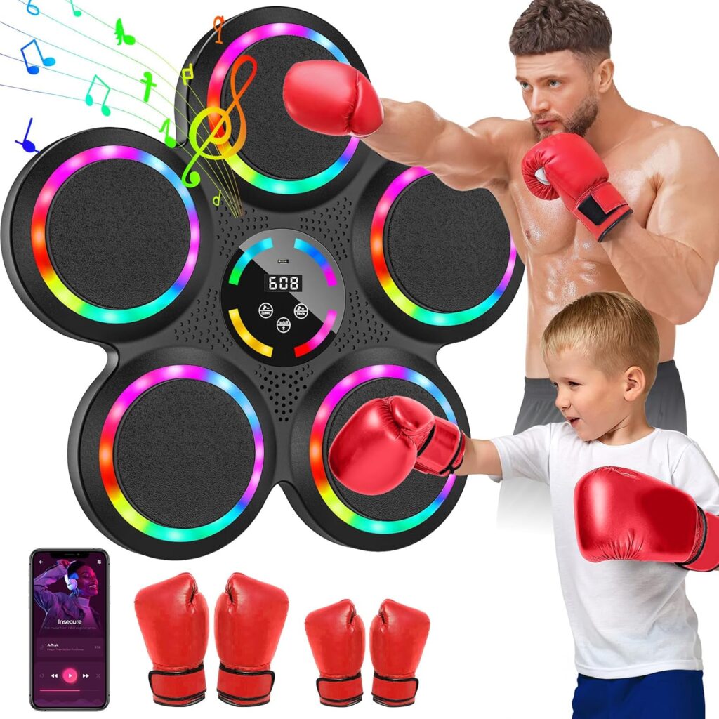 Máquina de boxeo musical inteligente 